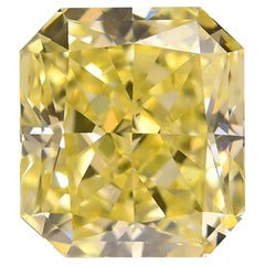 GIA Certified 1.24CT Fancy Brownish Yellow VS1 Radiant Cut Diamond