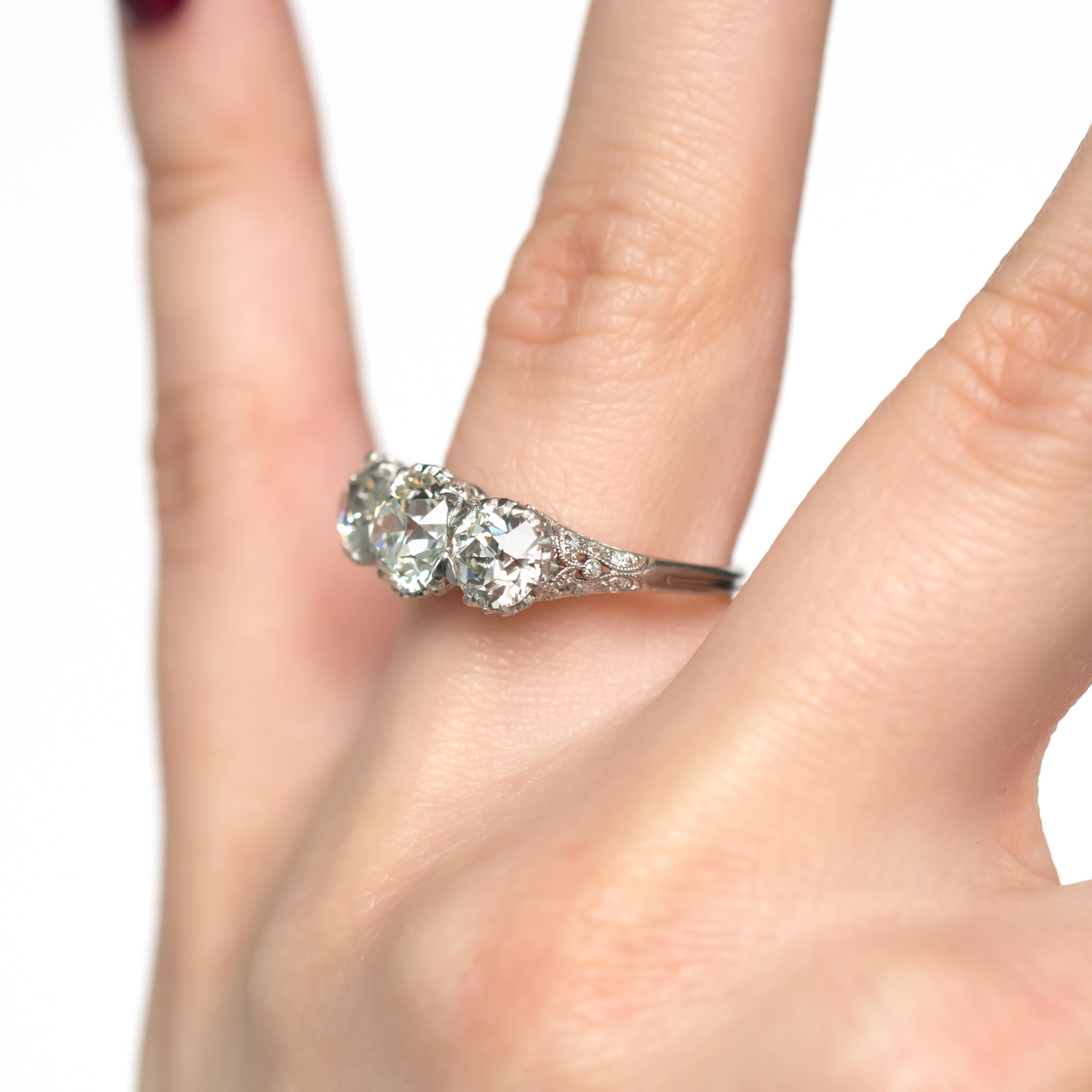 GIA Certified 1.25 Carat Diamond Platinum Engagement Ring 2