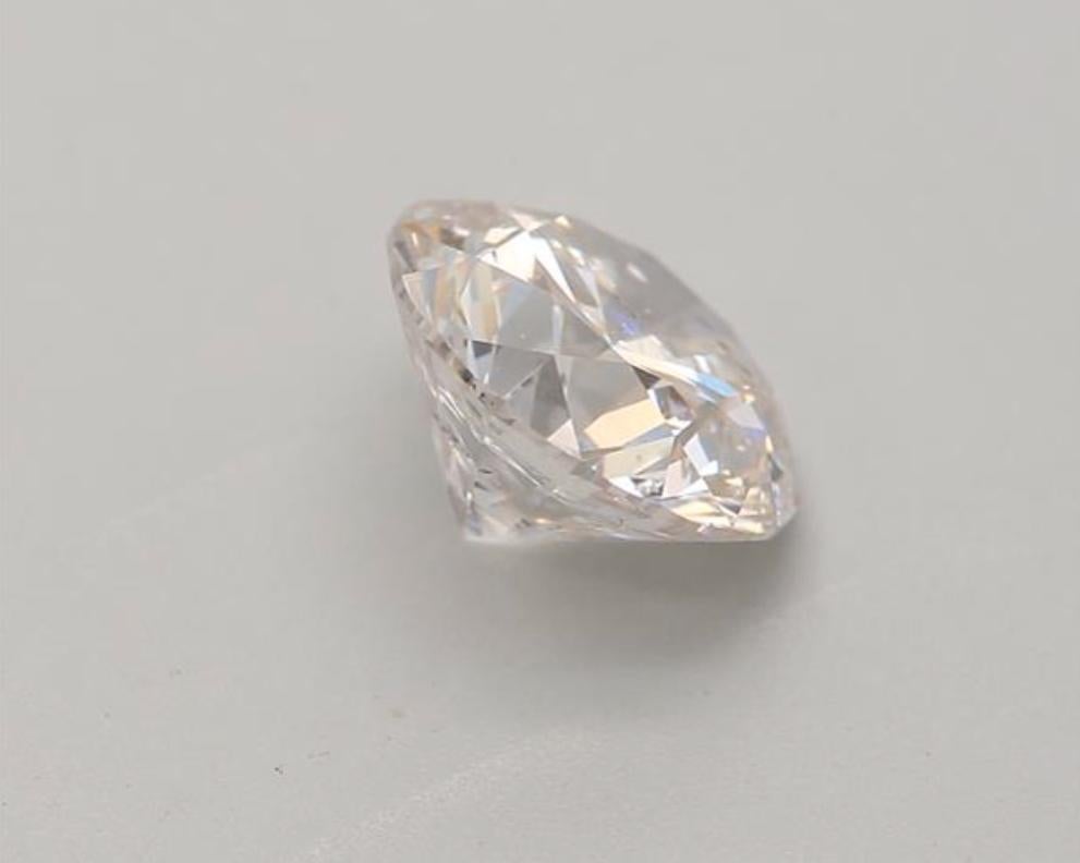 Women's or Men's GIA Certified 1.25 Carat Faint Pink SI2 Clarity Diamond For Sale