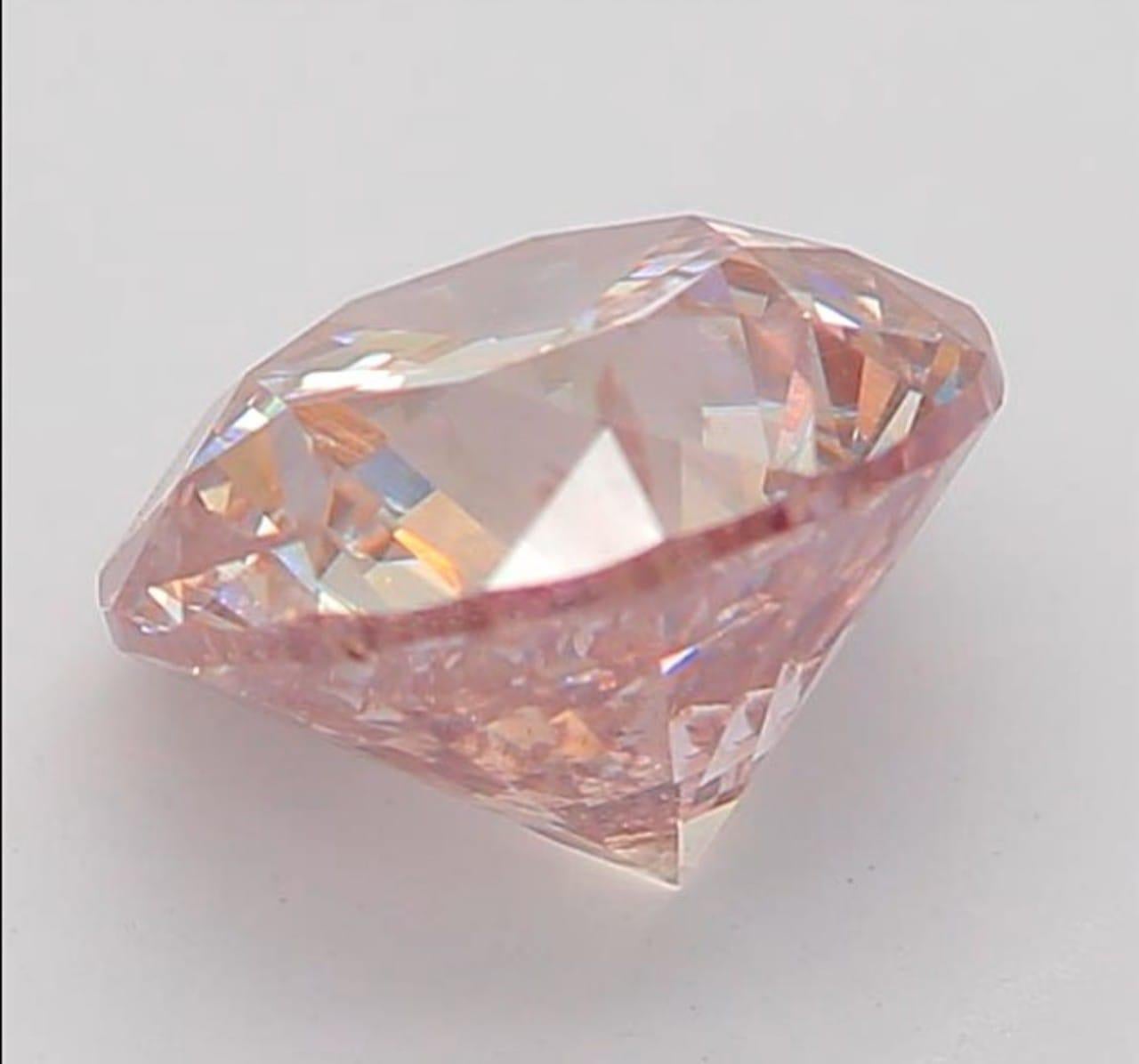 GIA Certified 1.25 Carat Fancy Brown Pink Diamond In New Condition For Sale In บางรัก, TH