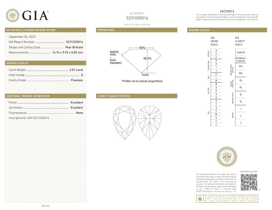 Platin-Ohrstecker mit GIA-zertifiziertem 12,52 Karat Diamanten im Birnenschliff, D FLAWLESS im Zustand „Neu“ im Angebot in Rome, IT
