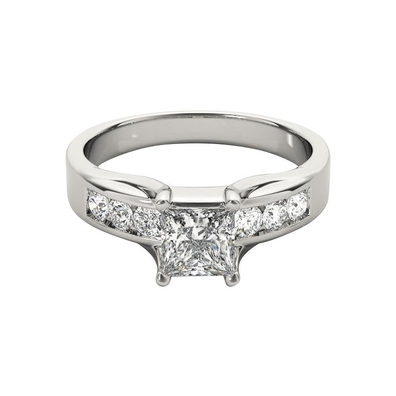 Bague à diamant certifié GIA 1.25ct Princesse Solitaire
Channel Diamond