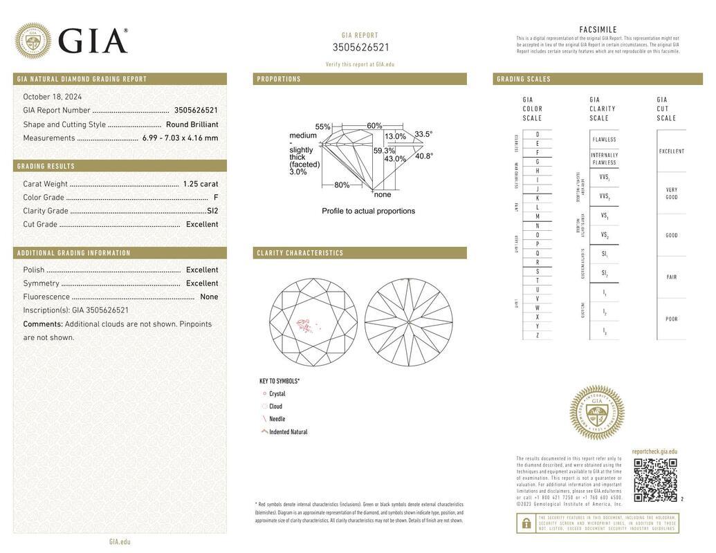Contemporary GIA Certified 1.25ct Round Multi-Stone Marquise Milgrain Ribbon Diamond Ring For Sale