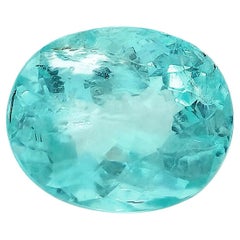 Natürlicher blauer Mosambik Paraiba Turmalin Edelstein 1.27 Karat mit GIA Bericht