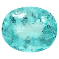 Tourmaline Paraiba du Mozambique certifiée GIA de 1,27 carats