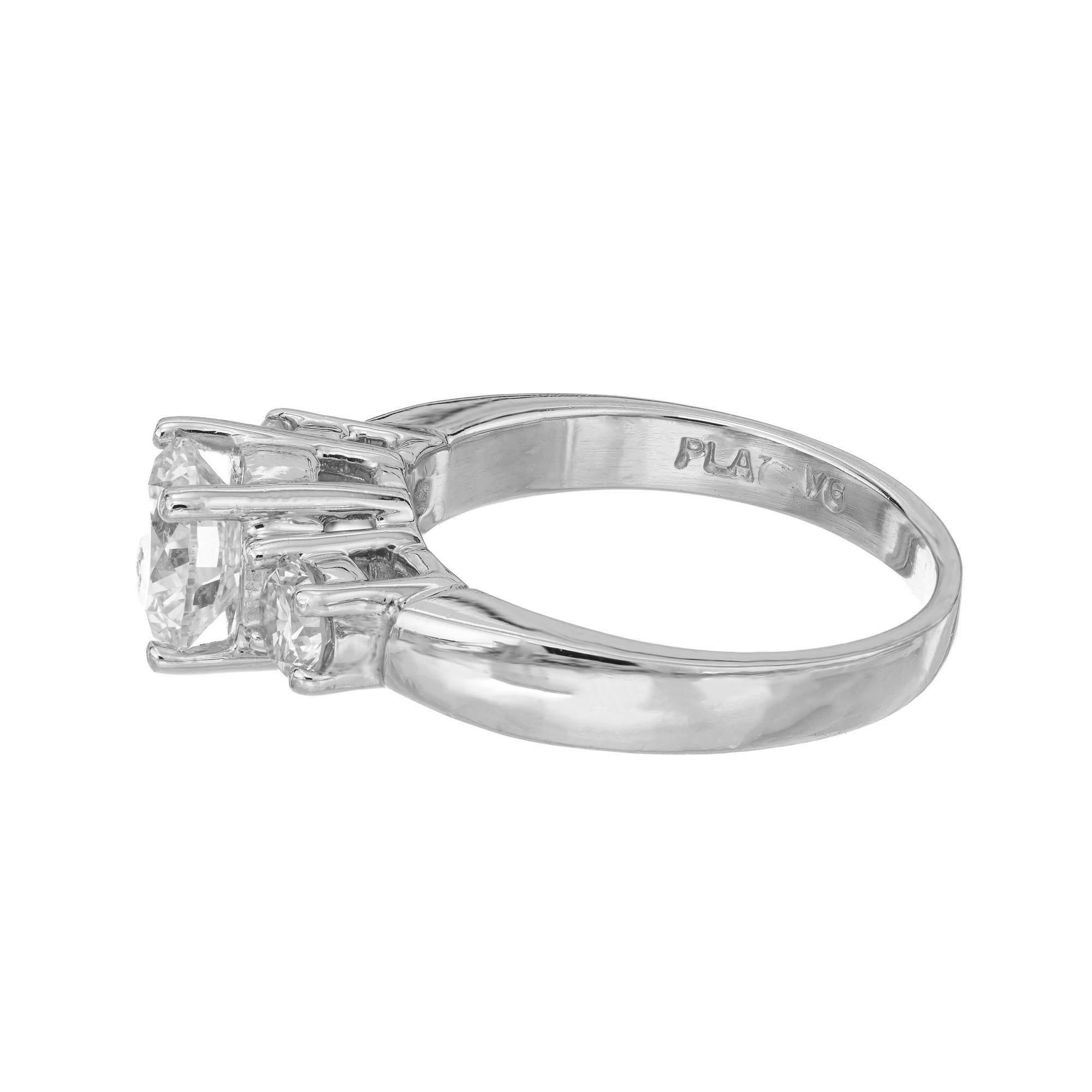 1.28 carat diamond engagement ring