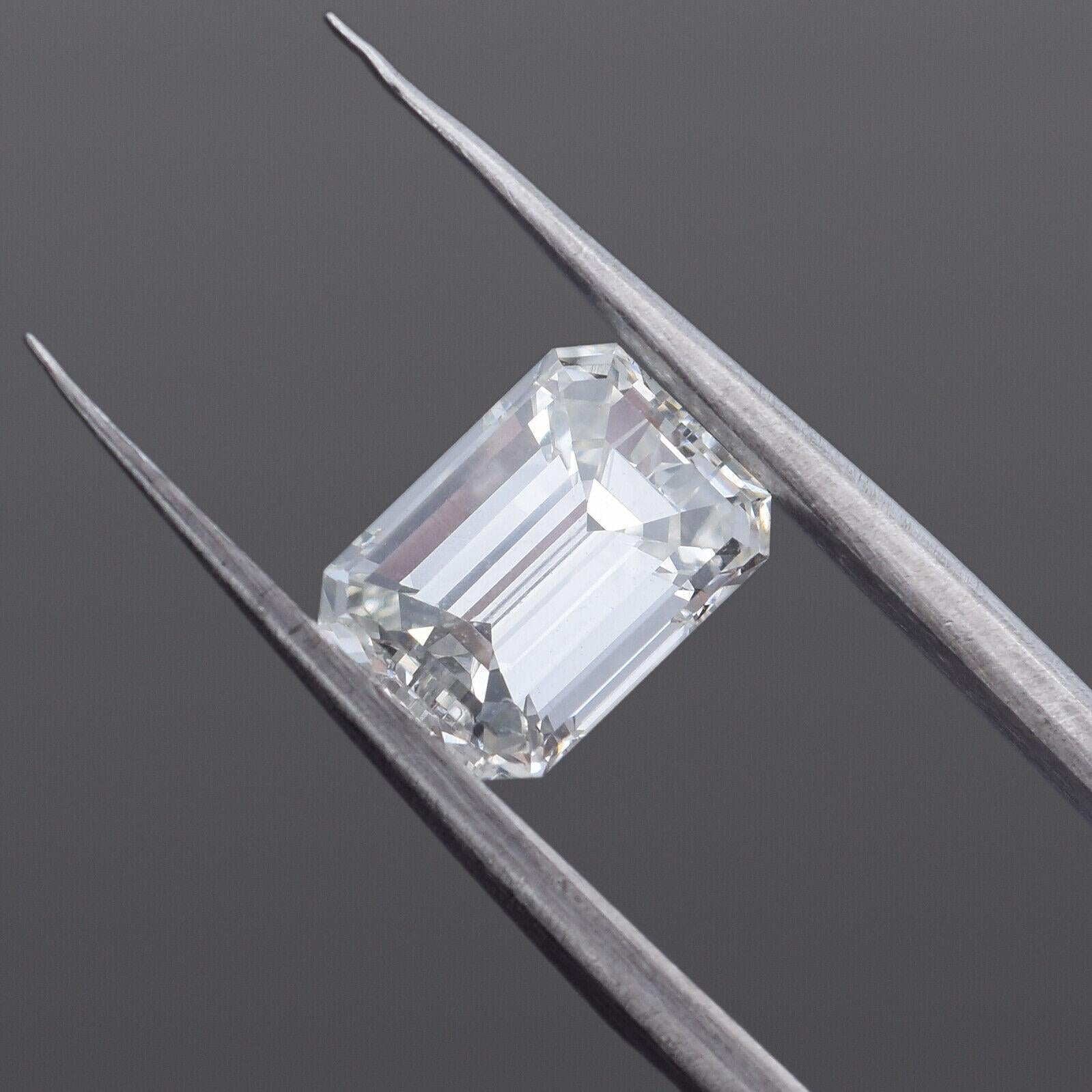 GIA-zertifizierter 1,28 Karat Smaragdschliff G VVS2 Loser Diamant 7,48 x 5,32 x 3,70 mm Damen im Angebot