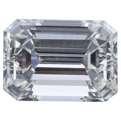 Diamante suelto de 1,28 ct talla esmeralda G VVS2 certificado por GIA 7,48 x 5,32 x 3,70 mm