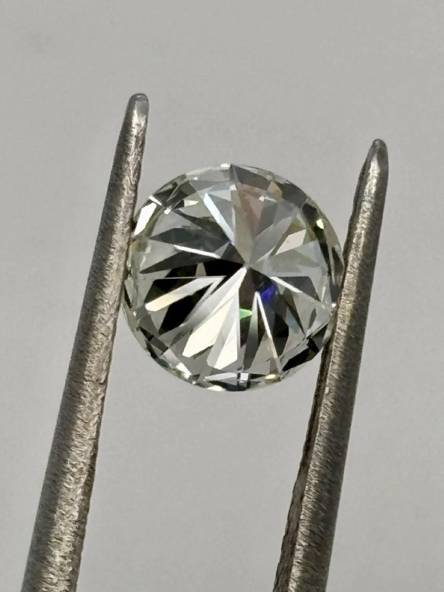 GIA Certified 1.28ct Round Natural Brilliant Cut Loose Diamond In Excellent Condition For Sale In Carmel By The Sea, CA