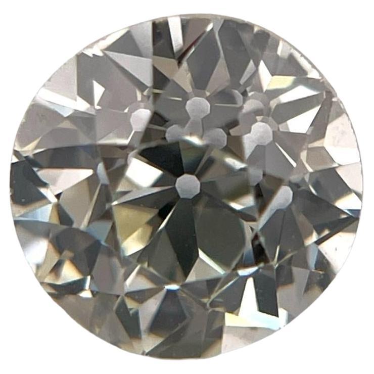GIA Certified 1.29 Carat Old European Natural Diamond For Sale
