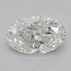 GIA Certified 1.3 Carat Oval & Round Brilliant Bezel Diamond Ring