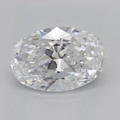 GIA Certified 1.3 Carat Oval Tulip Solitaire Cathedral Diamond Ring