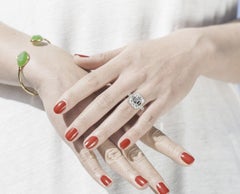 Anello certificato GIA da 1,30 carati con diamante taglio Asscher e colore F VVS1 in oro bianco 18 carati