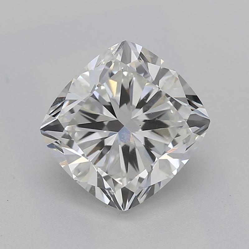 Dieser exquisite, in New York handgefertigte Diamantring besticht in der Mitte durch einen kissenförmigen Diamanten mit einem Gewicht von 1,30 und einem faszinierenden I und VS2. Das einzigartige tropische Bambusmotiv wird durch eine komplexe