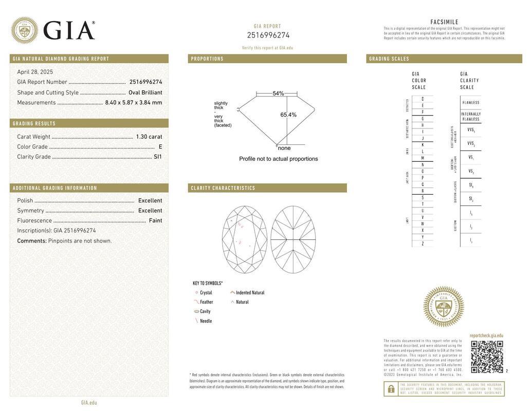 Contemporaneo Anello con diamante ovale aureolato certificato GIA da 1,30 carati in oro giallo Cathedral in vendita