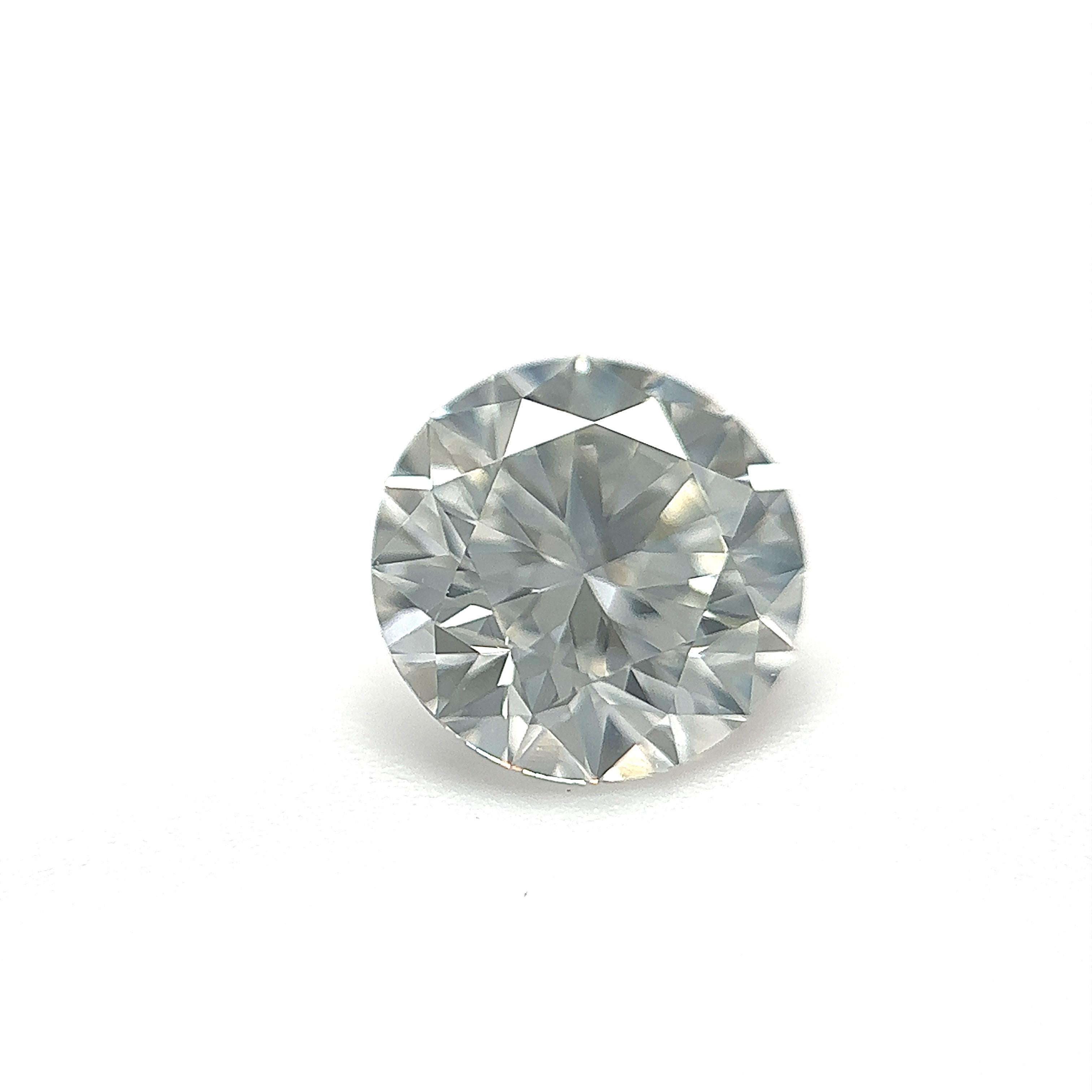 Round Cut GIA Certified 1.30 Carat Round Brilliant Natural Diamond (Engagement Rings) For Sale