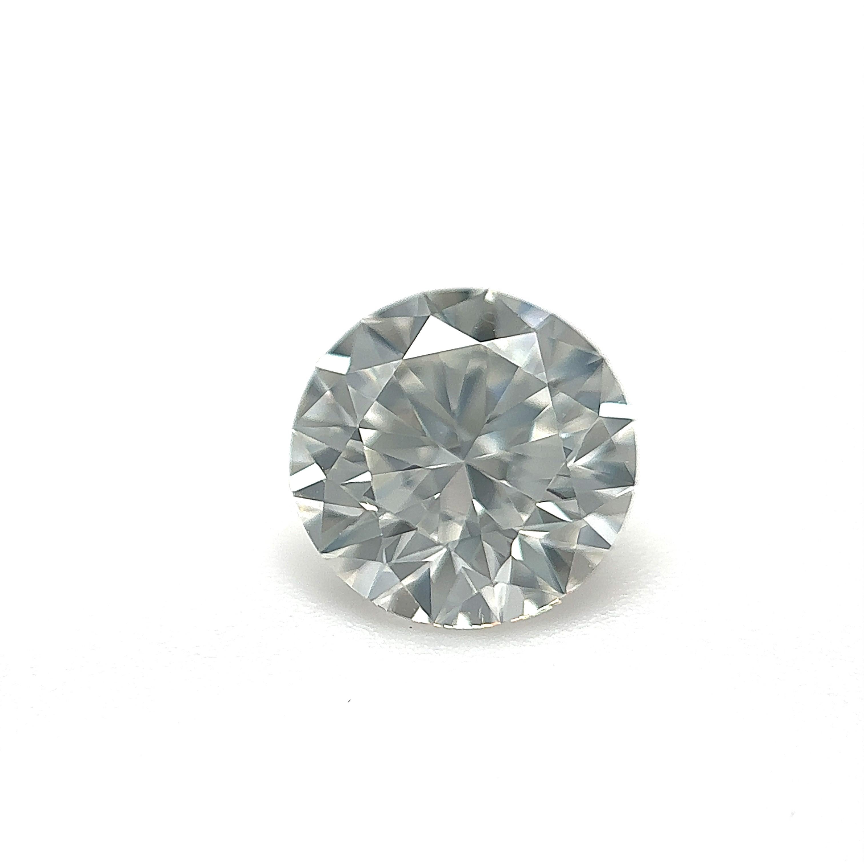 Diamant naturel brillant rond de 1,30 carat certifié par la GIA (bagues de fiançailles) Unisexe en vente