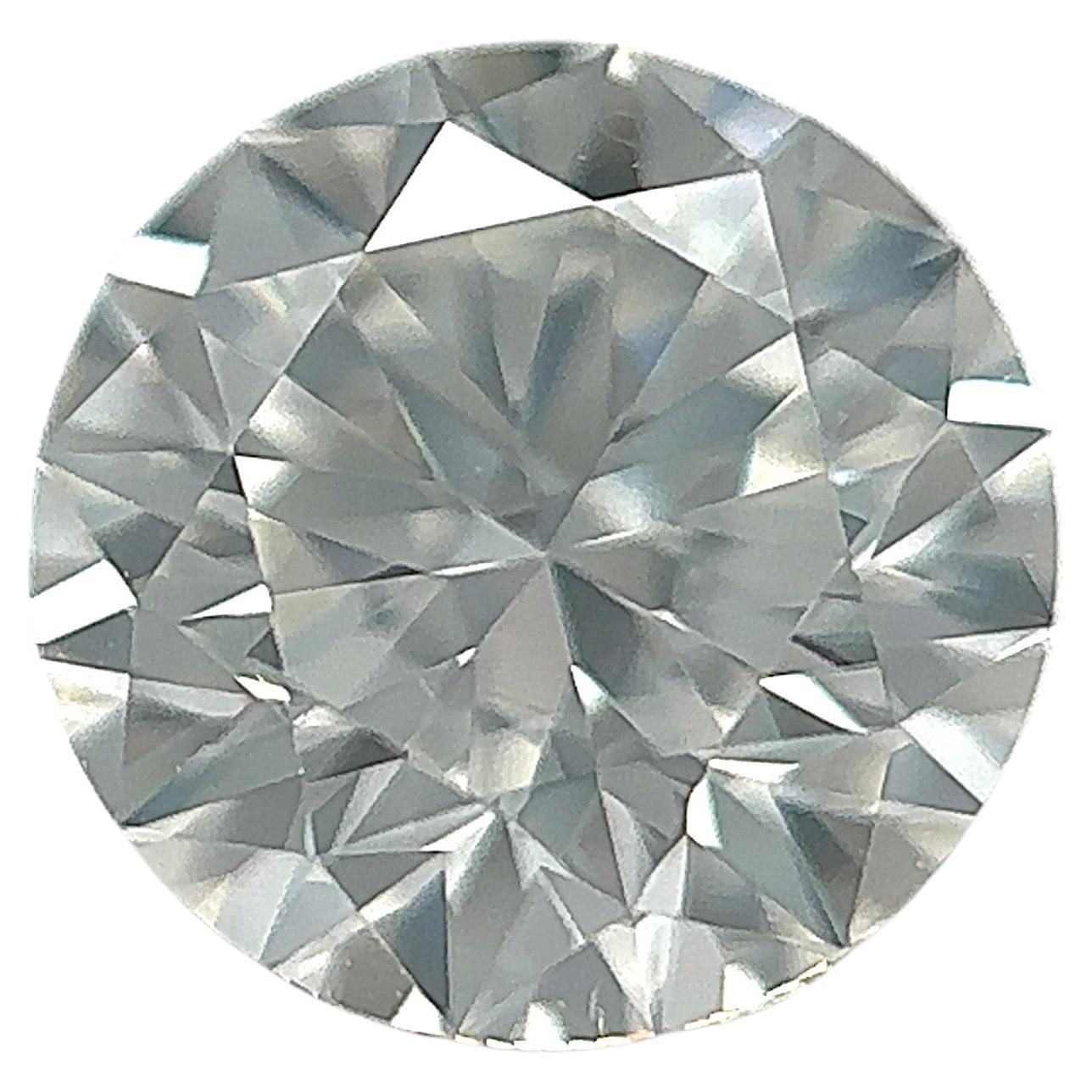 Diamant naturel brillant rond de 1,30 carat certifié par la GIA (bagues de fiançailles) en vente