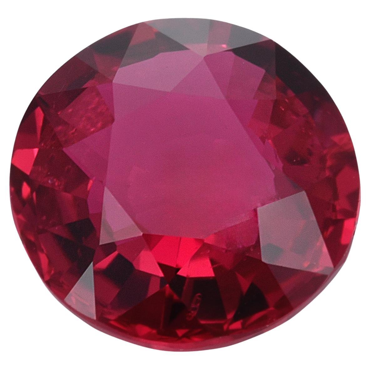 GIA Certified 1.31 Carats Unheated Mozambique Ruby