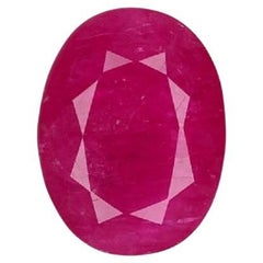 GIA Certified 13.13 Carat Oval Shape Ruby