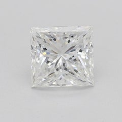 GIA Certified 1.32 Carat Princess Double Basket Vintage Diamond Ring