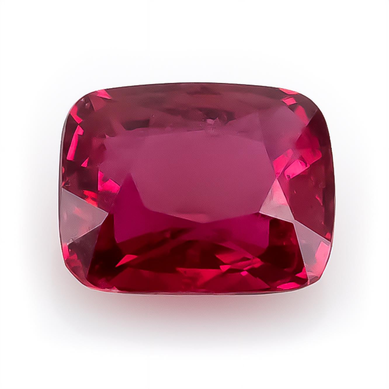 Women's or Men's GIA Certified 1.32 Carats Mozambique Ruby For Sale