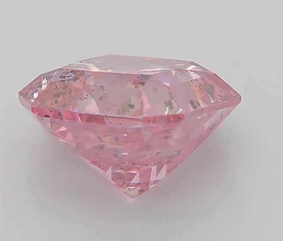 GIA Certified 1.33 Carat Fancy Intense Pink Purple I1 Clarity Diamond In New Condition For Sale In บางรัก, TH