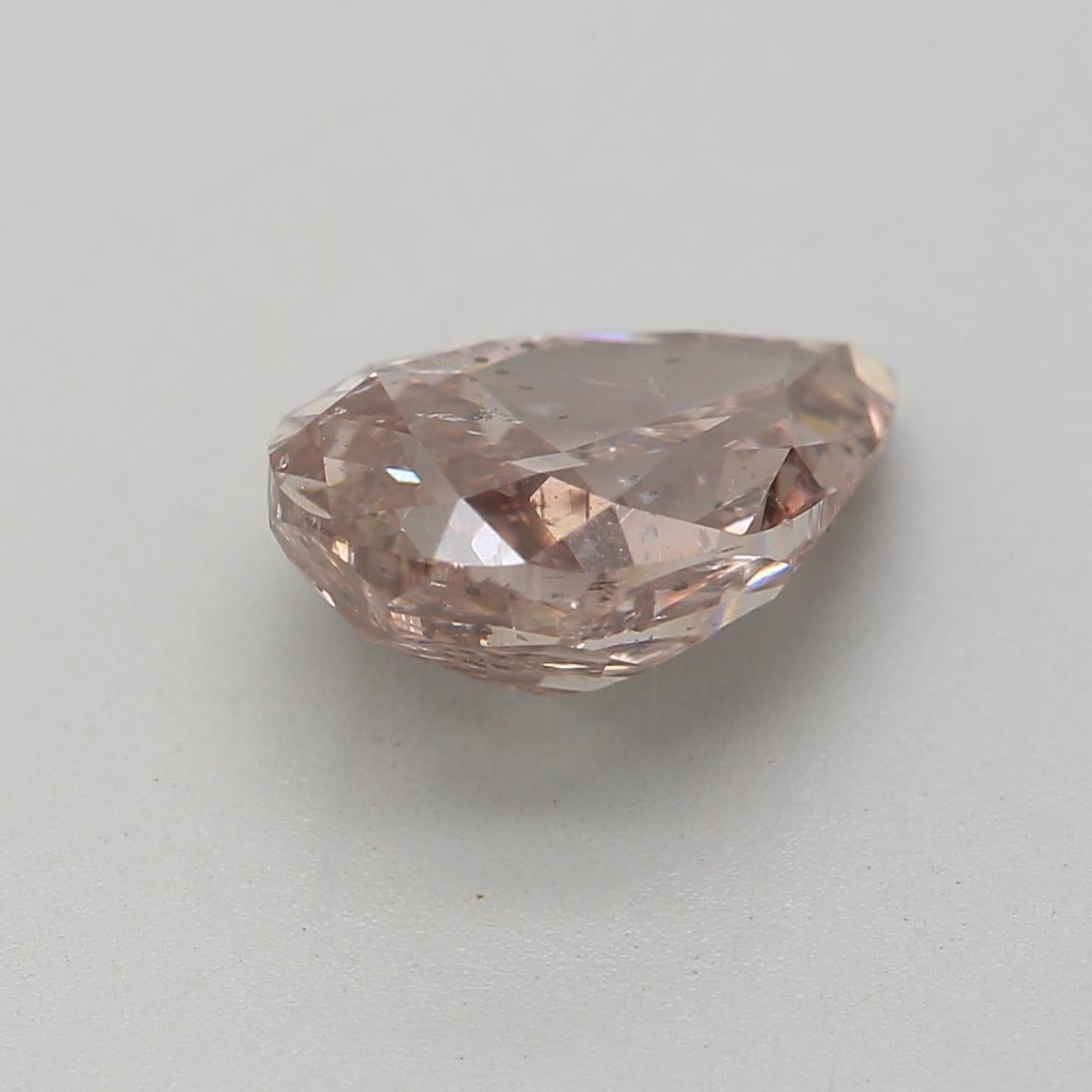 GIA Certified 1.34 Carat Fancy Pinkish Brown I1 Clarity Diamond In New Condition For Sale In บางรัก, TH