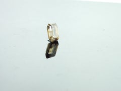 GIA certified 1.34 ct Emerald Shape Natural Fancy Orangy Brown Diamond