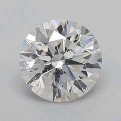 GIA Certified 1.35ct Round 3-Stone Baguette Triple Row Platinum Diamond Ring