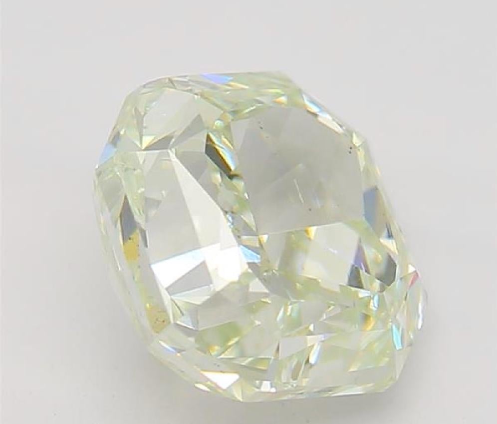 da uomo o donna Diamante certificato GIA da 1,36 carati, di colore verde chiaro e di chiarezza SI1 in vendita
