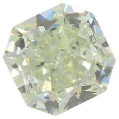 GIA Certified 1.36 Carat Fancy Light Green SI1 Clarity Diamond