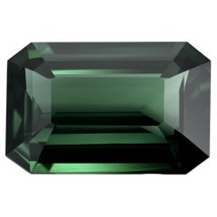 GIA Certified 13.63 Carats Green Sapphire 