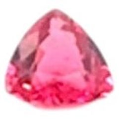 GIA Certified 1.37 Carat Trillion Cut Tanzanian Red Spinel Loose Gemstone