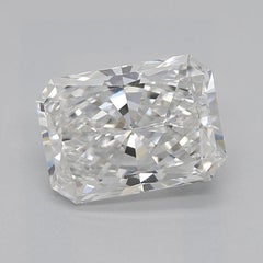 GIA Certified 1.3ct Radiant Slim Band Classic Solitaire Diamond Ring