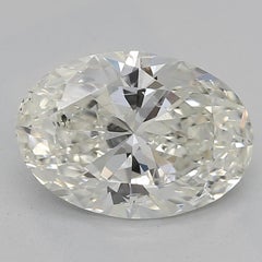 GIA Certified 1.4 Carat East-West Oval Halo Double Pave Diamond Ring