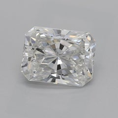 GIA Certified 1.4 Carat Radiant Solitaire Tulip Rose Platinum Diamond Ring
