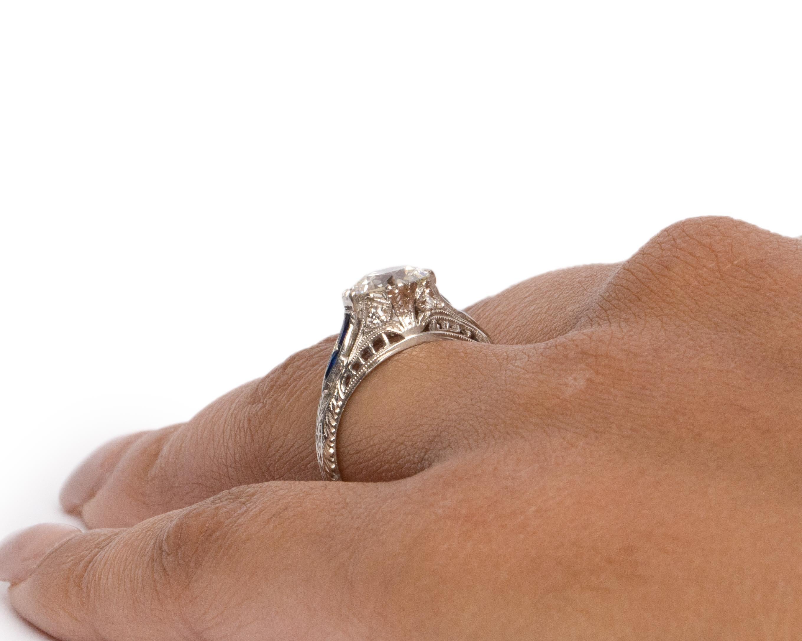GIA Certified 1.40 Carat Diamond Engagement Ring In Good Condition In Atlanta, GA