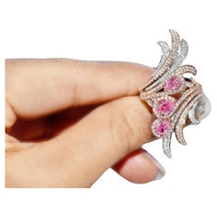 GIA-zertifizierter 1,41-Karat-Ring mit schwachem Pink Diamond 