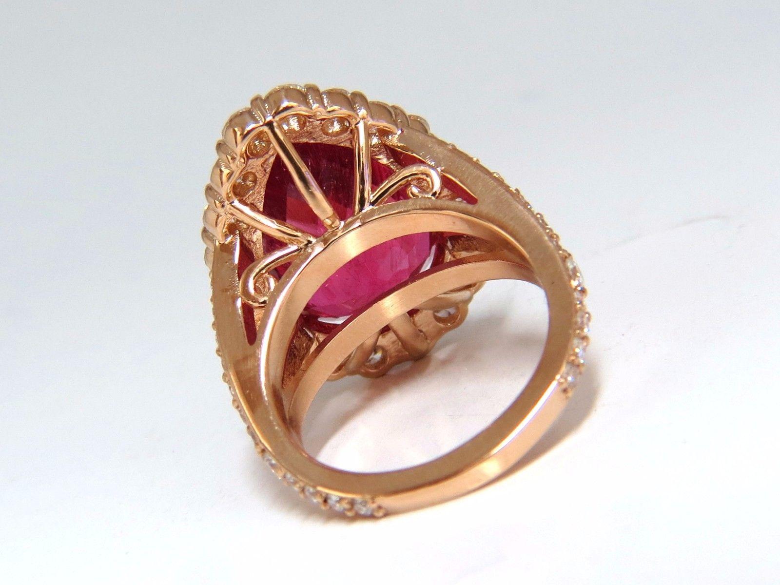 red tourmaline ring