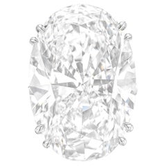 GIA zertifiziert 14,21 Karat Typ IIa Golconda Diamant Platin Ring