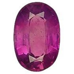 GIA Certified 1.42ct Oval Kashmiri No Heat Ruby