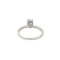 GIA Certified 1.45 Carat Emerald Cut Diamond Engagement Ring 18 Karat In Stock