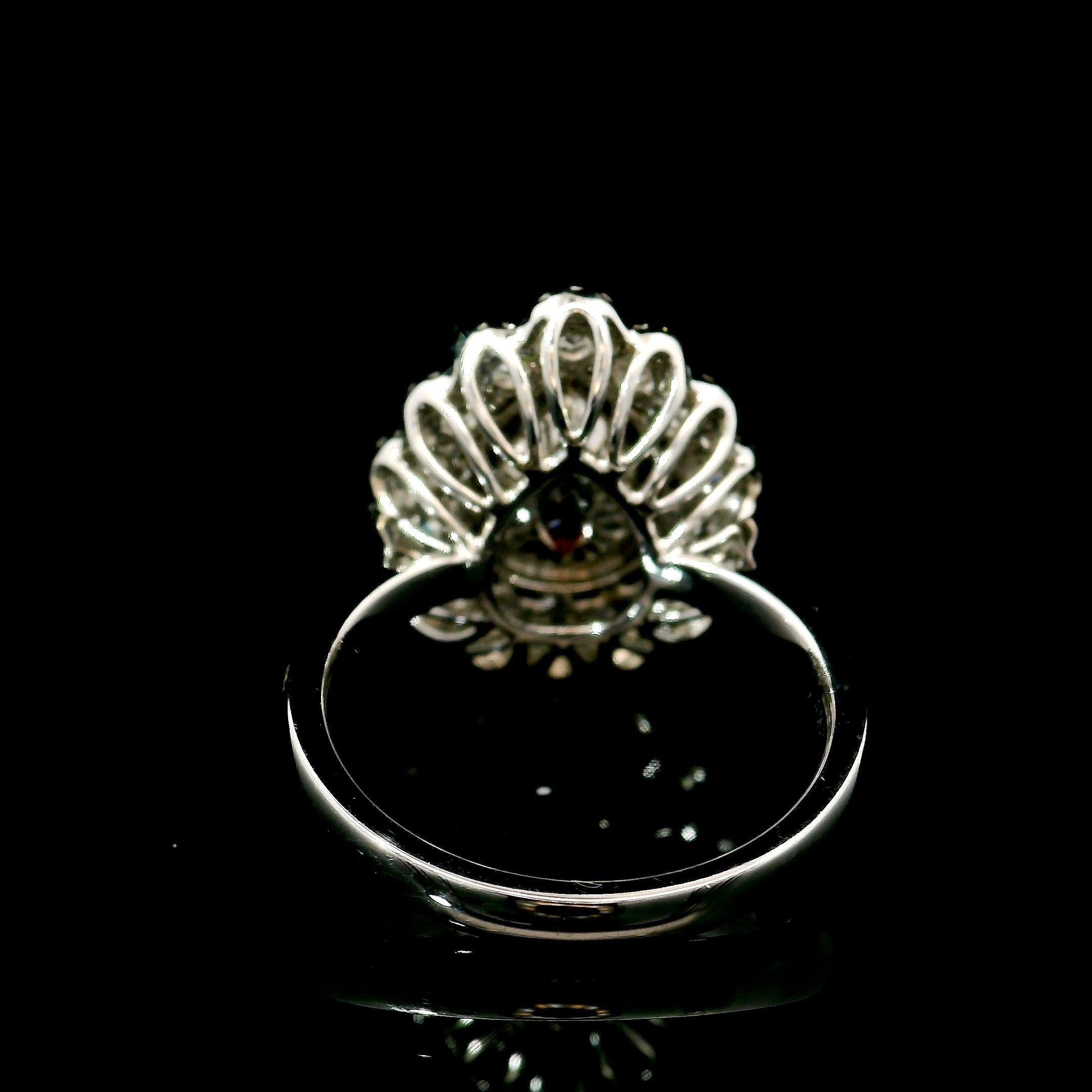 Bague en diamant certifié GIA de 1.46 carat de couleur rose orangé fantaisie Unisexe en vente