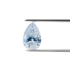 Diamante naturale certificato Gia 1,46 carati Pear Brilliant I I2