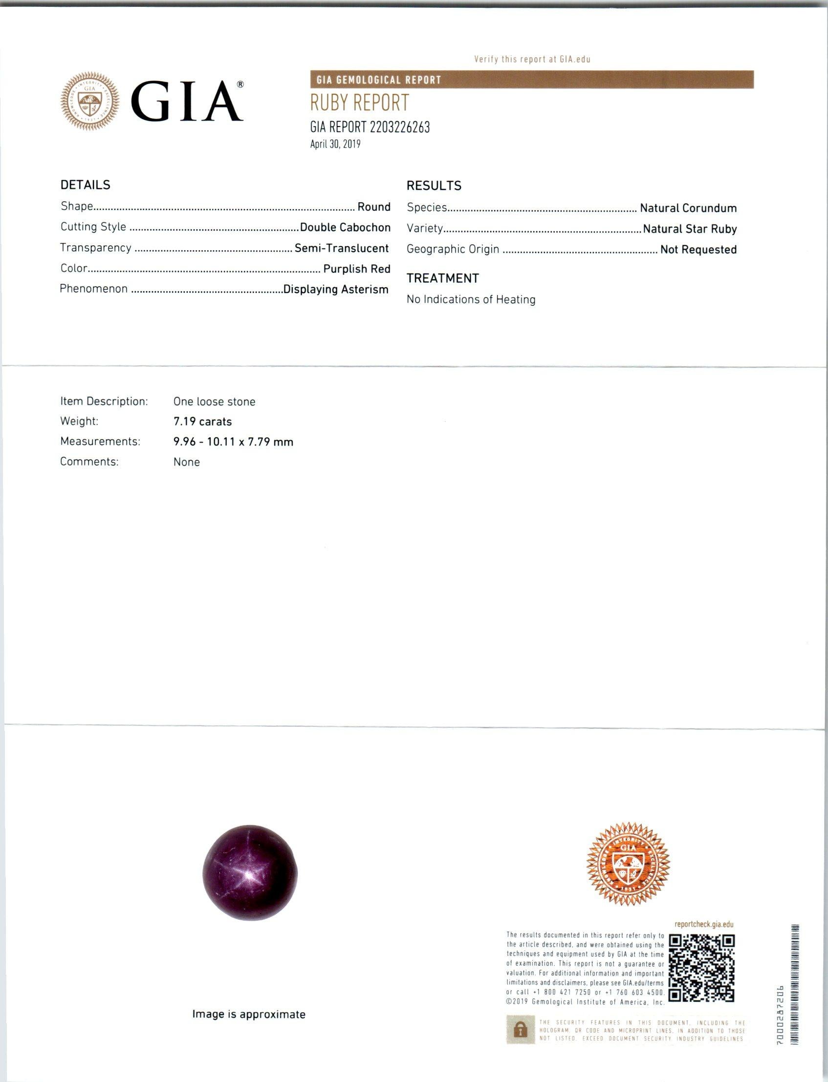 GIA-zertifizierte 14,68-Sterne-Rubin-Diamant-Platin-Ohrringe (Rundschliff) im Angebot