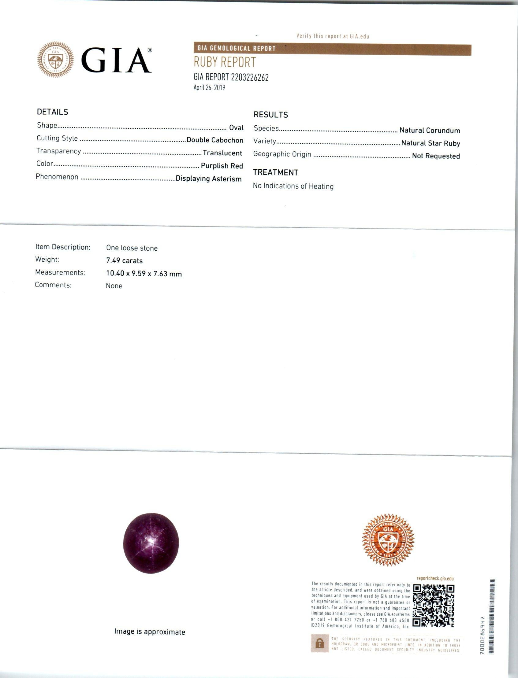 GIA-zertifizierte 14,68-Sterne-Rubin-Diamant-Platin-Ohrringe im Zustand „Gut“ im Angebot in Stamford, CT