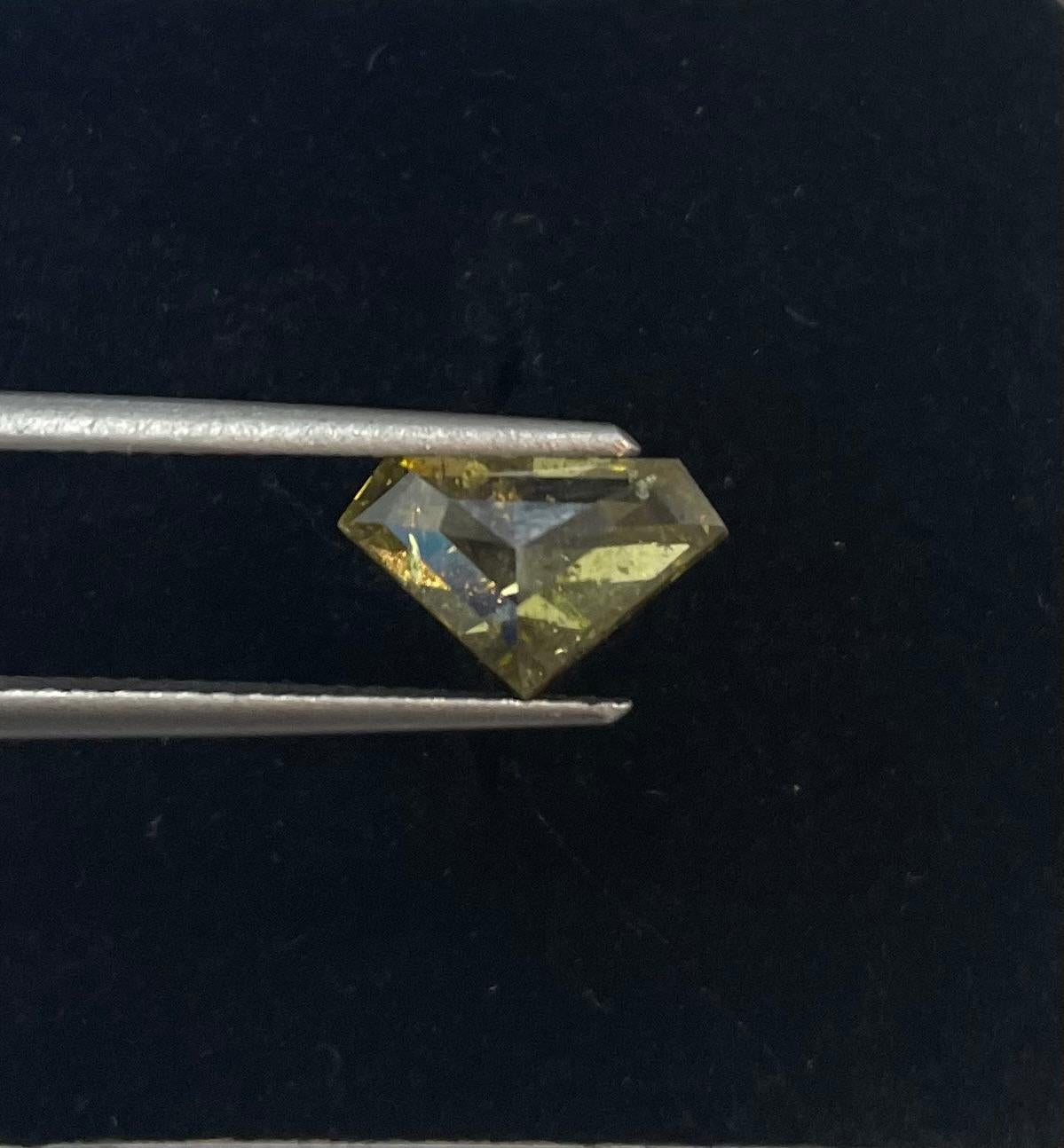 GIA-zertifizierter 1,49 Karat Fancy Chameleon Si2 Modified Schildkrötenschliff Diamant (Schildschliff) im Angebot