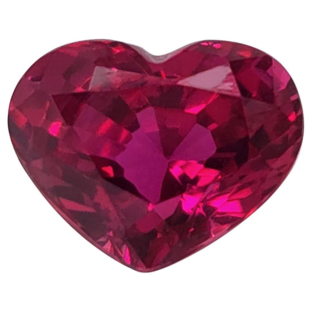 GIA Certified 1.49 Carats Heated Mozambique Ruby For Sale