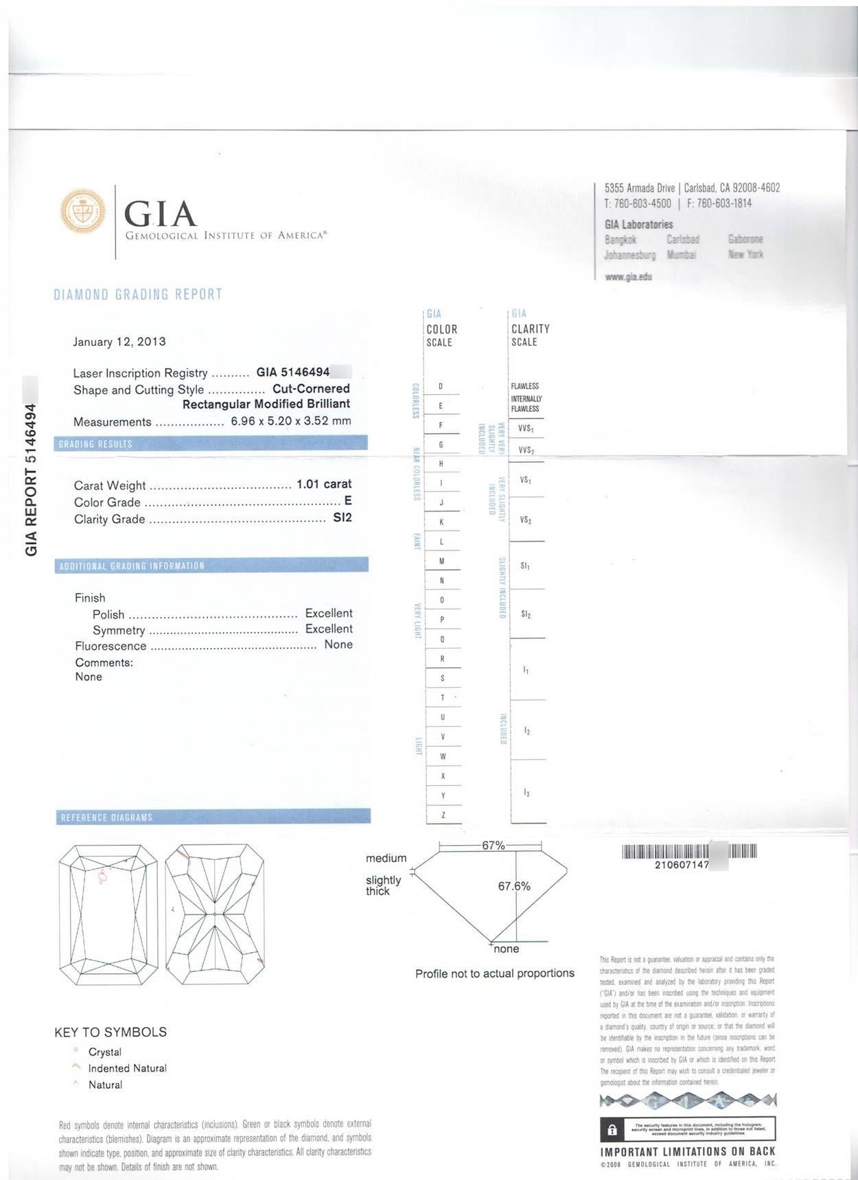 GIA Certified 14K White Gold & Radiant Diamond Halo Engagement Ring Wedding Set 4